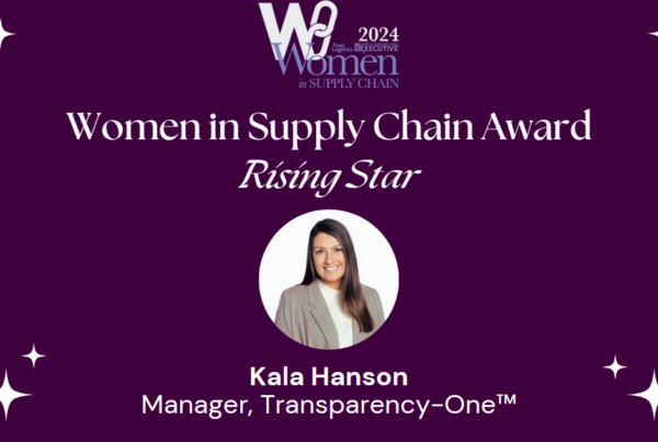 Kala Hanson, Women in Supply Chain Rising Star Award